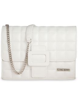FLYING BERRY - Womens White Sling Bag